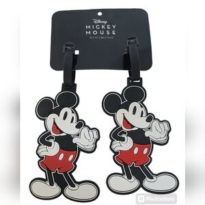 Disney Mickey Mouse Bag Luggage Tags Set